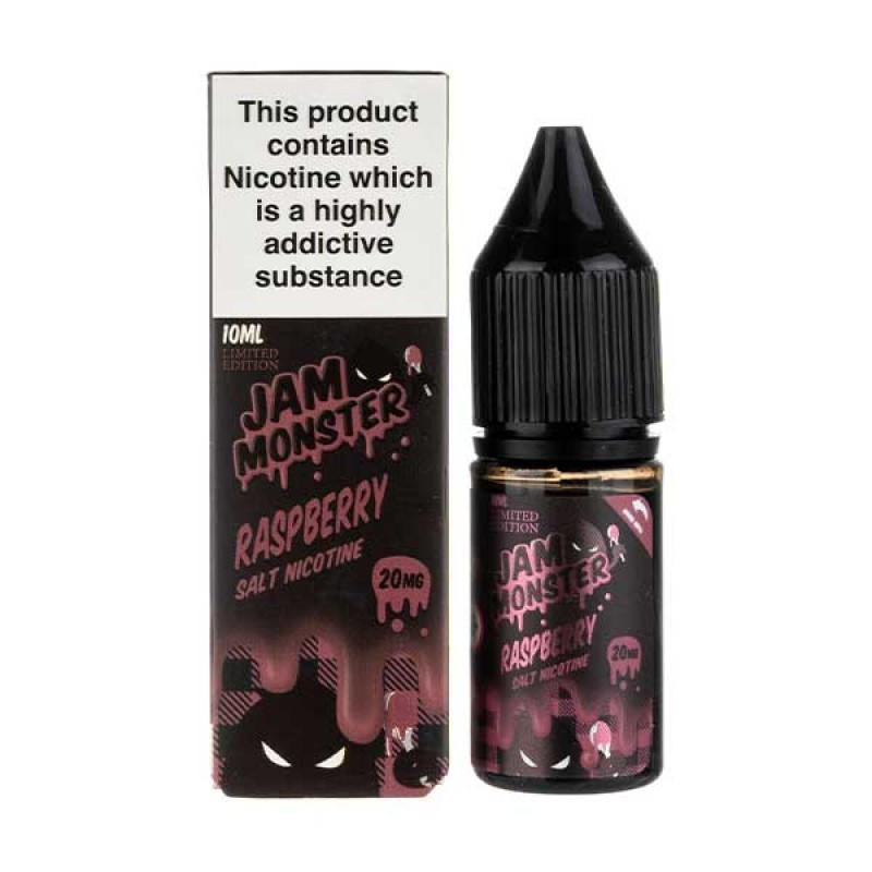 Raspberry Nic Salt E-Liquid by Jam Monster