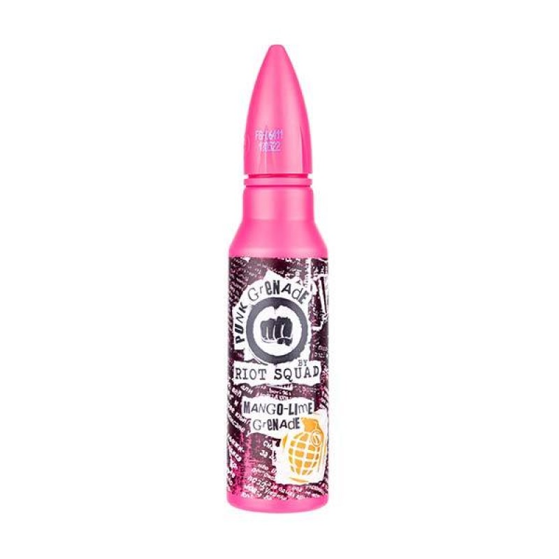 Mango & Lime Grenade Shortfill E-Liquid by Riot Sq...