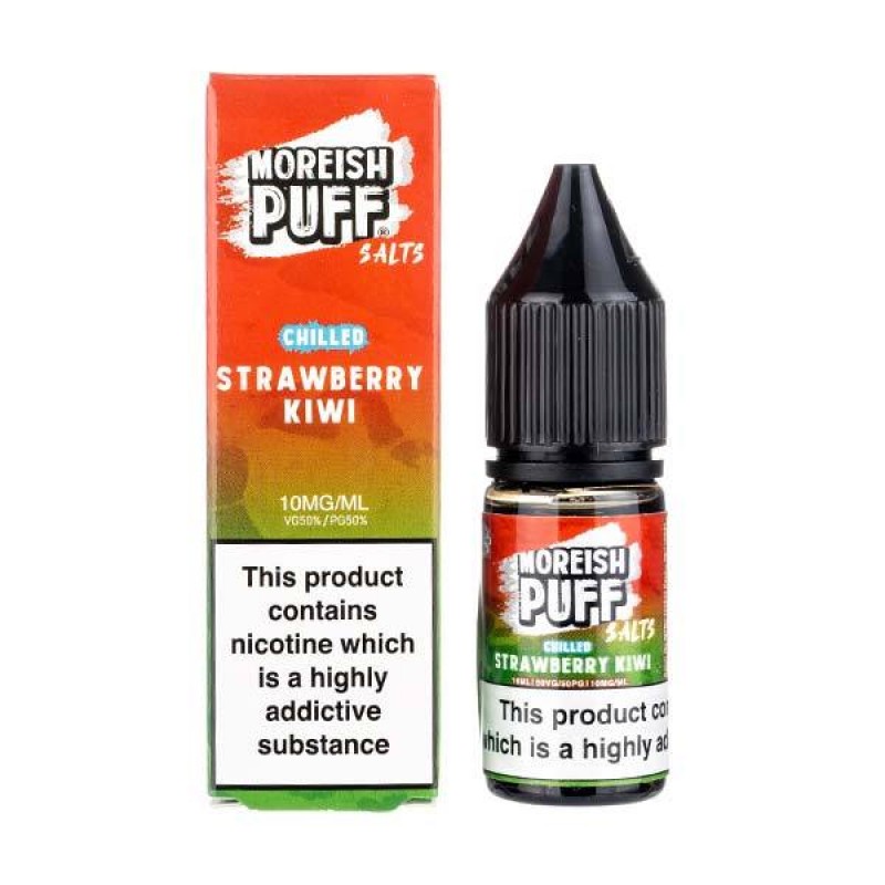 Strawberry & Kiwi Nic Salt E-Liquid by Moreish Puf...