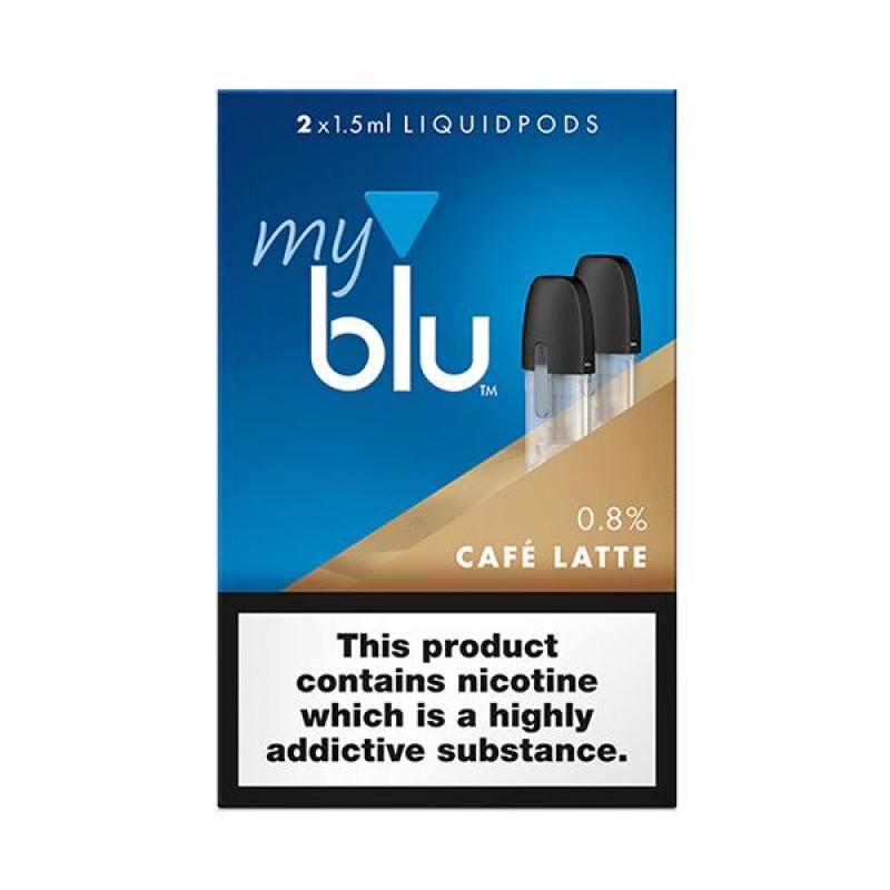 Cafe Latte 9mg myBlu Pods by Blu