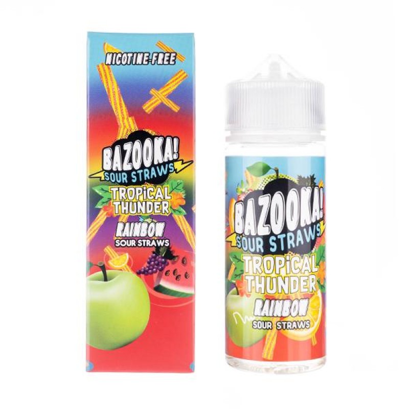 Rainbow Sours Shortfill E-Liquid by Bazooka!