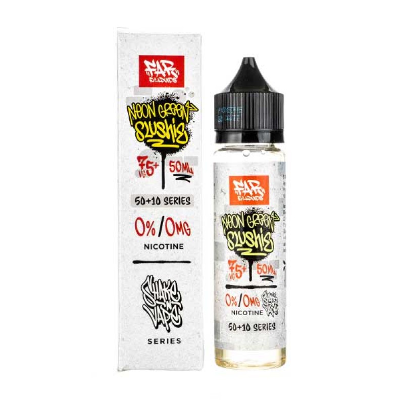 FAR Neon Green Slushie 50ml Shortfill E-Liquid by ...