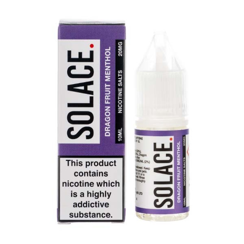 Dragon Fruit Menthol Nic Salt E-Liquid by Solace