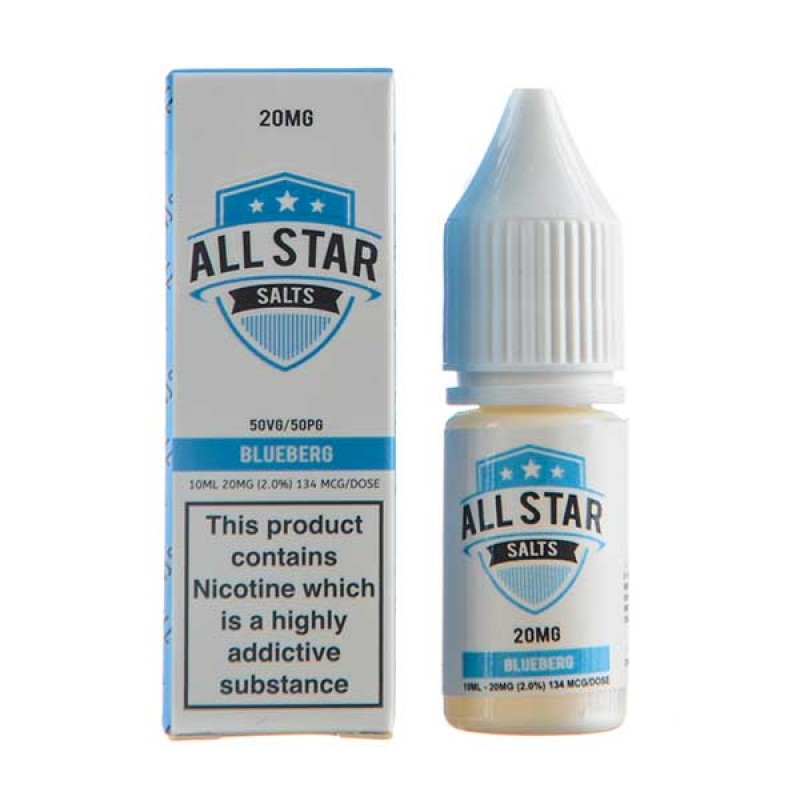 Blueberg Nic Salt E-Liquid by All Star
