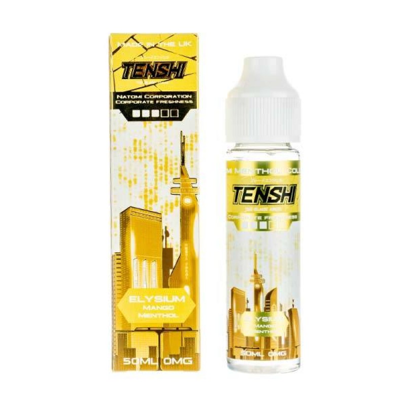 Elysium Mango Menthol Shortfill E-Liquid by Tenshi...