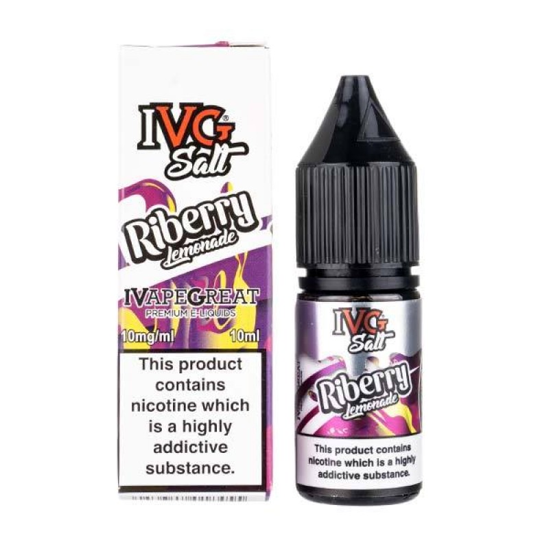 Riberry Lemonade Nic Salt E-Liquid by IVG