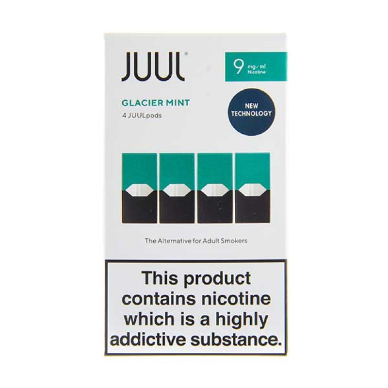 Glacier Mint 9mg UK V2 Juul Pods