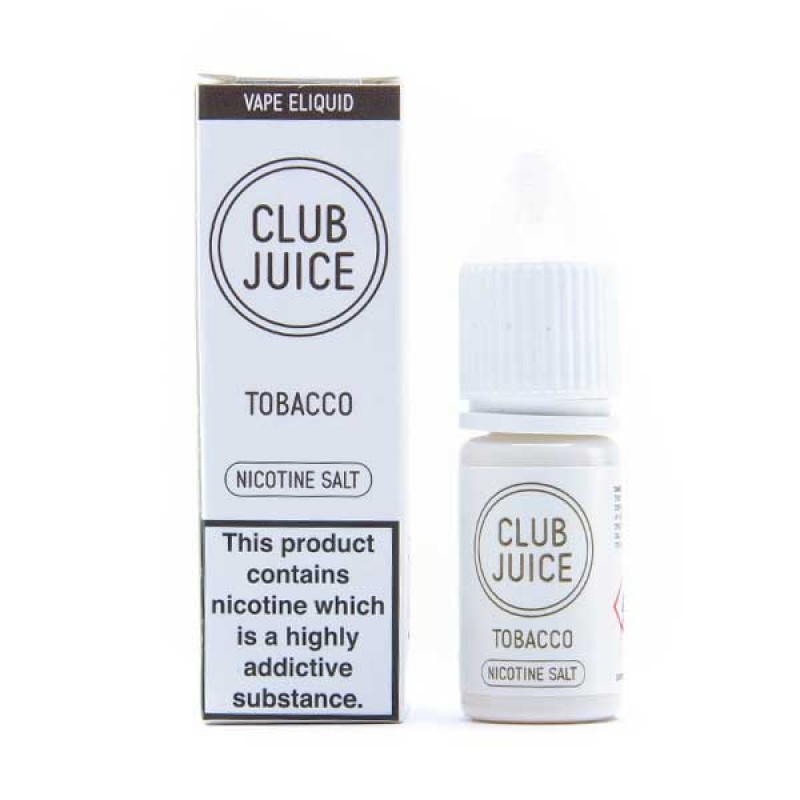 Tobacco Nic Salt E-Liquid by Club Juice