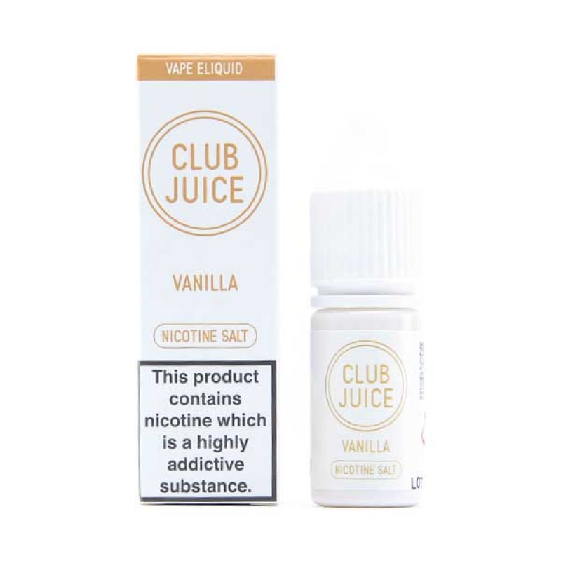 Vanilla Nic Salt E-Liquid by Club Juice