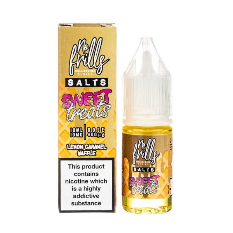 Lemon & Caramel Waffle Nic Salt E-Liquid by No Fri...