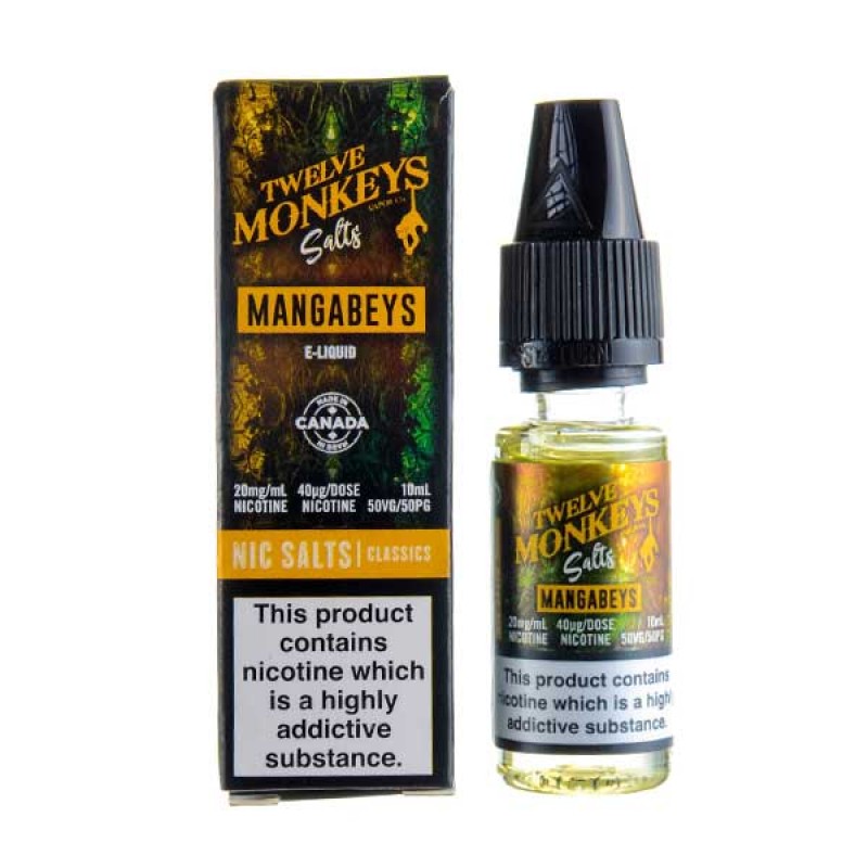 Mangabeys Nic Salt E-Liquid by Twelve Monkeys