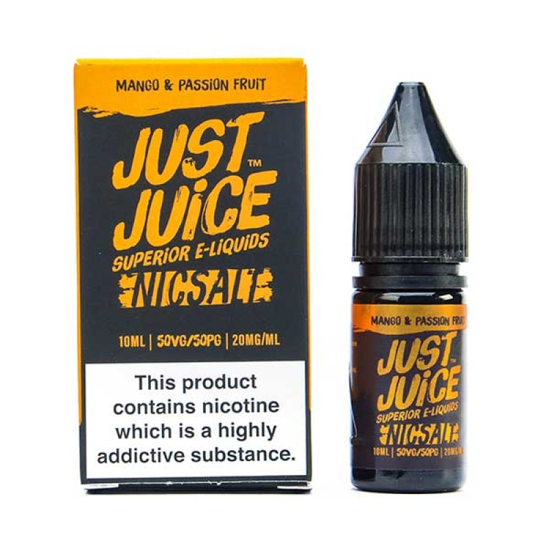 Mango & Passion Fruit Nic Salt E-Liquid by Just Ju...