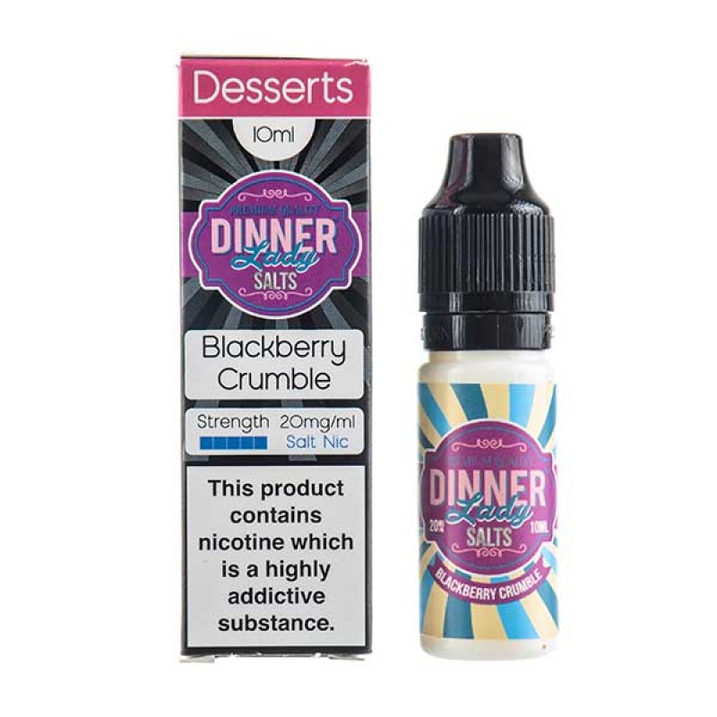 Blackberry Crumble Nic Salt E-Liquid by Dinner Lad...