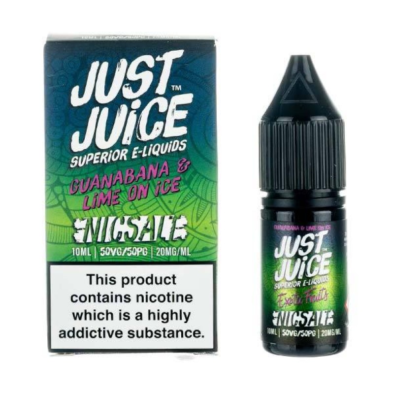 Guanabana & Lime on Ice Nic Salt E-Liquid by Just ...