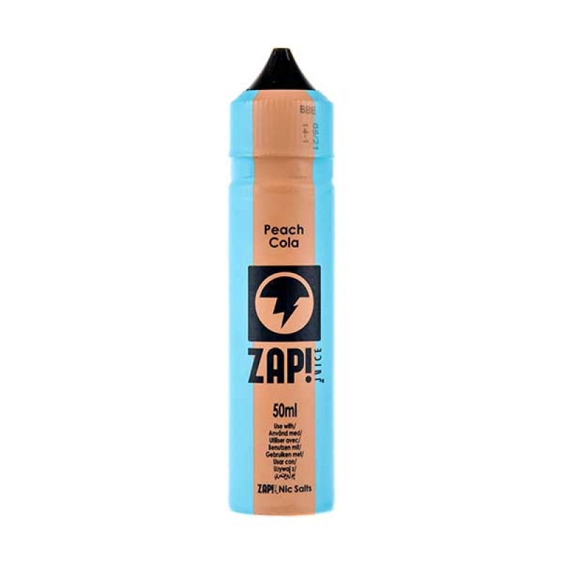 Peach Cola Shortfill E-Liquid by Zap! Juice