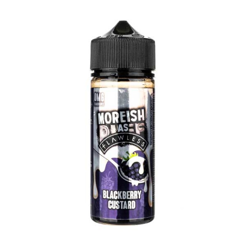 Blackberry Custard Shortfill E-Liquid by Moreish P...