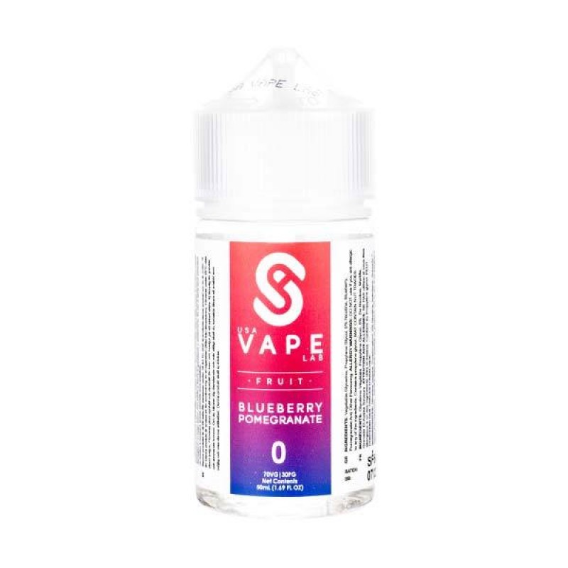 Blueberry Pomegranate Shortfill E-Liquid by USA Va...