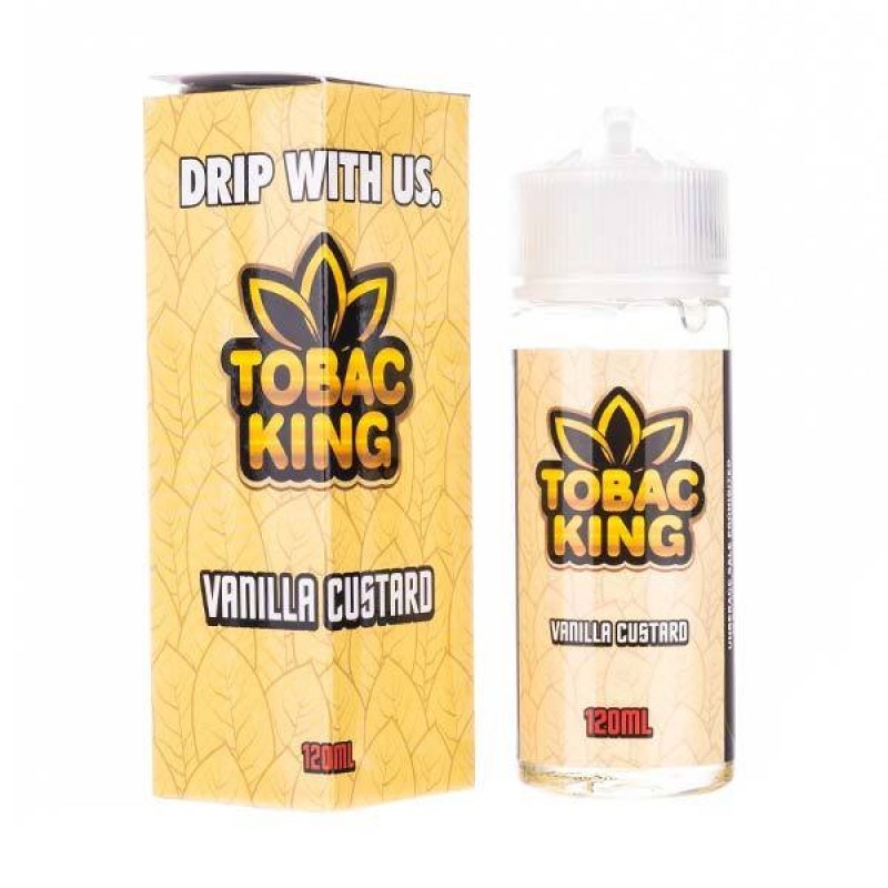 Vanilla Custard Shortfill E-Liquid by Tobac King