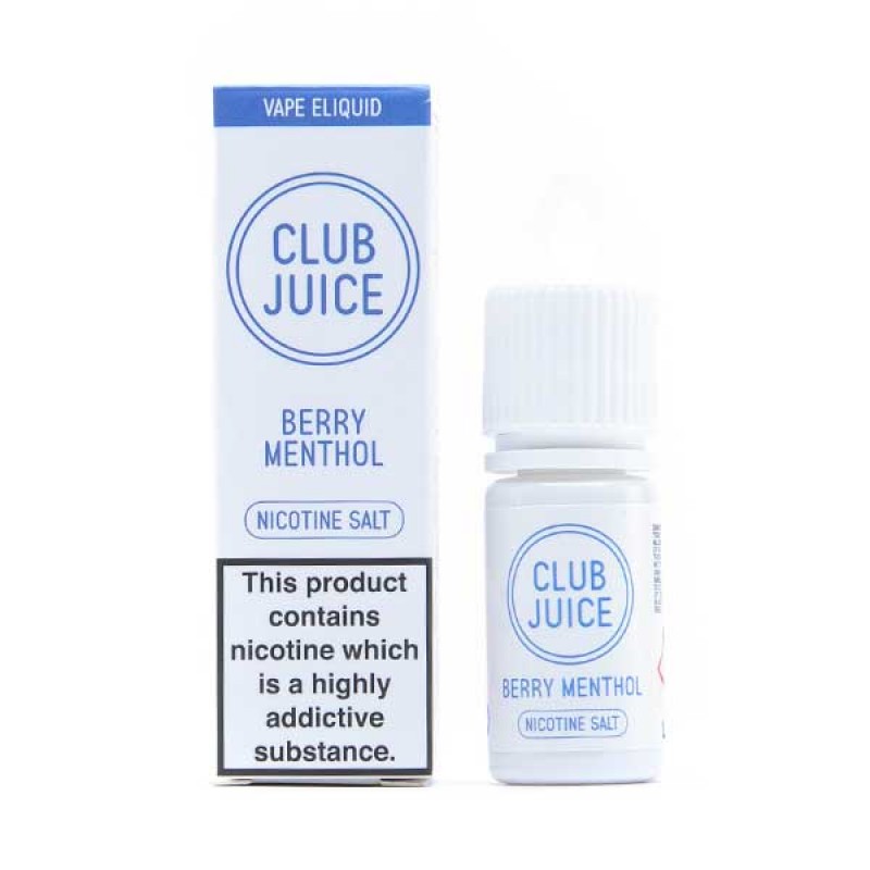 Berry Menthol Nic Salt E-Liquid by Club Juice