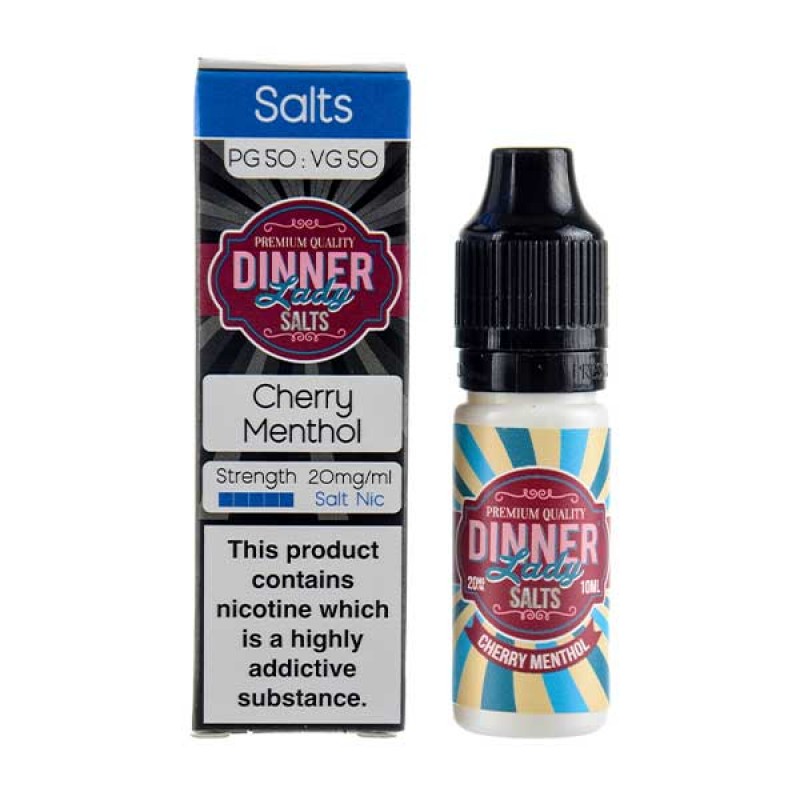 Cherry Menthol Nic Salt E-Liquid by Dinner Lady