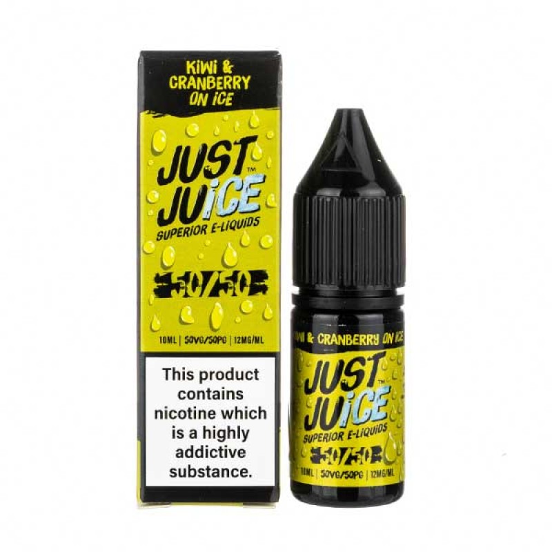 Kiwi & Cranberry on Ice 50/50 E-Liquid by Just Jui...