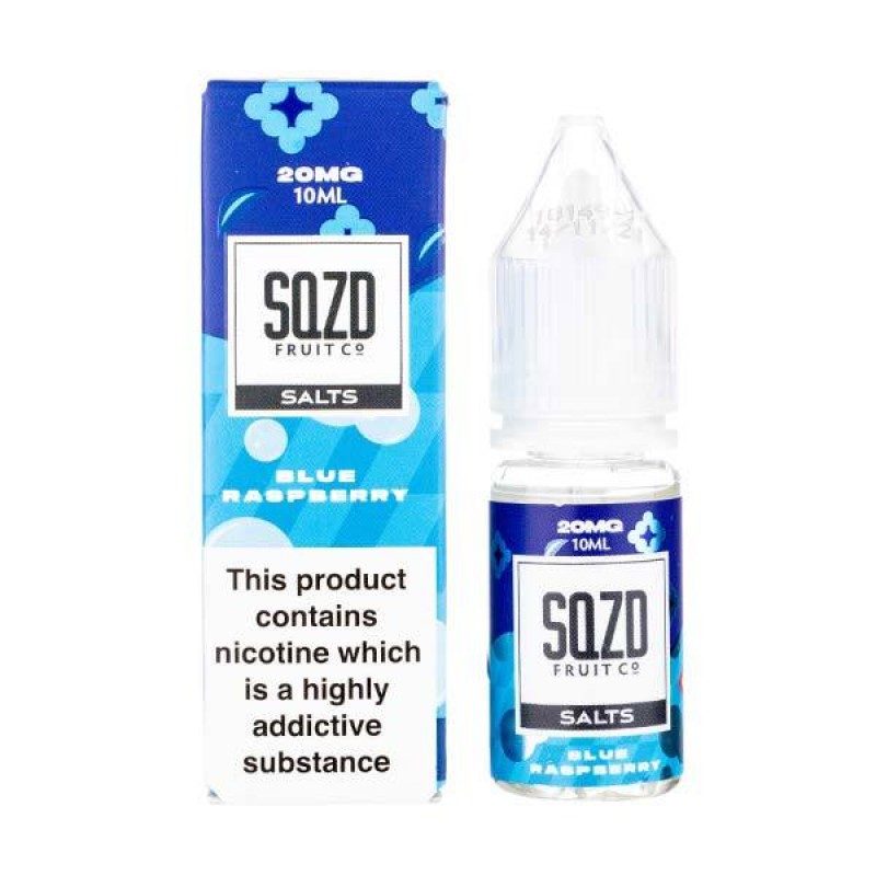 Blue Raspberry Nic Salt E-Liquid by SQZD Fruit Co