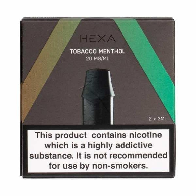 Tobacco Menthol E-Liquid Pods for Hexa Pod Kit