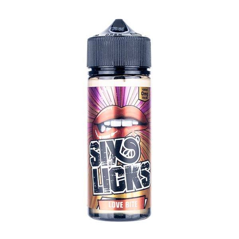 Love Bite 100ml Shortfill E-Liquid by Six Licks