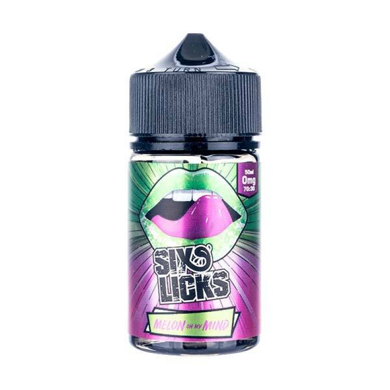 Melon On My Mind 50ml Shortfill E-Liquid by Six Li...