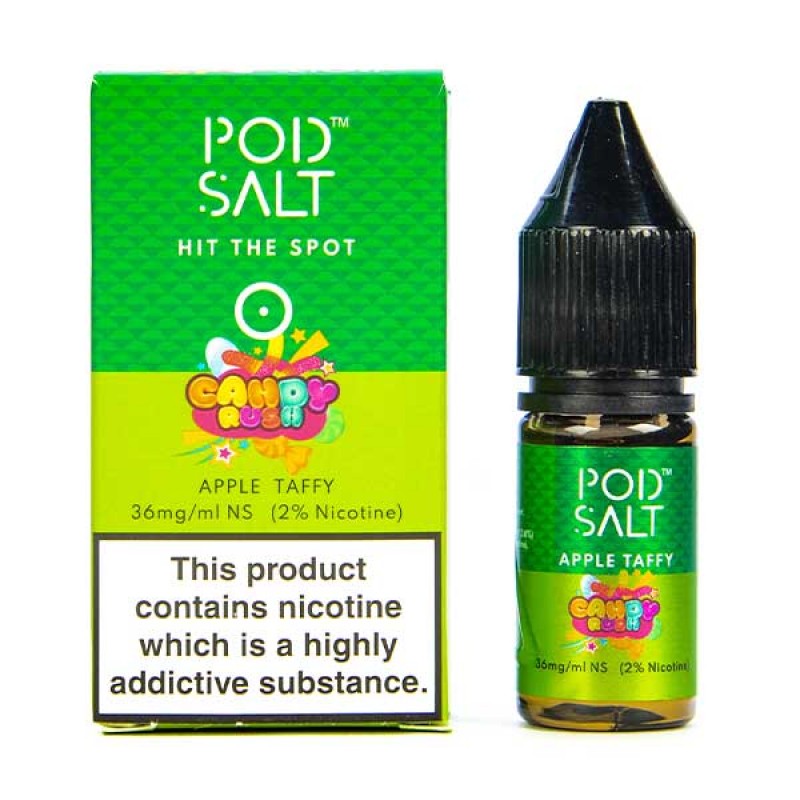 Apple Taffy Nic Salt E-Liquid by Pod Salt