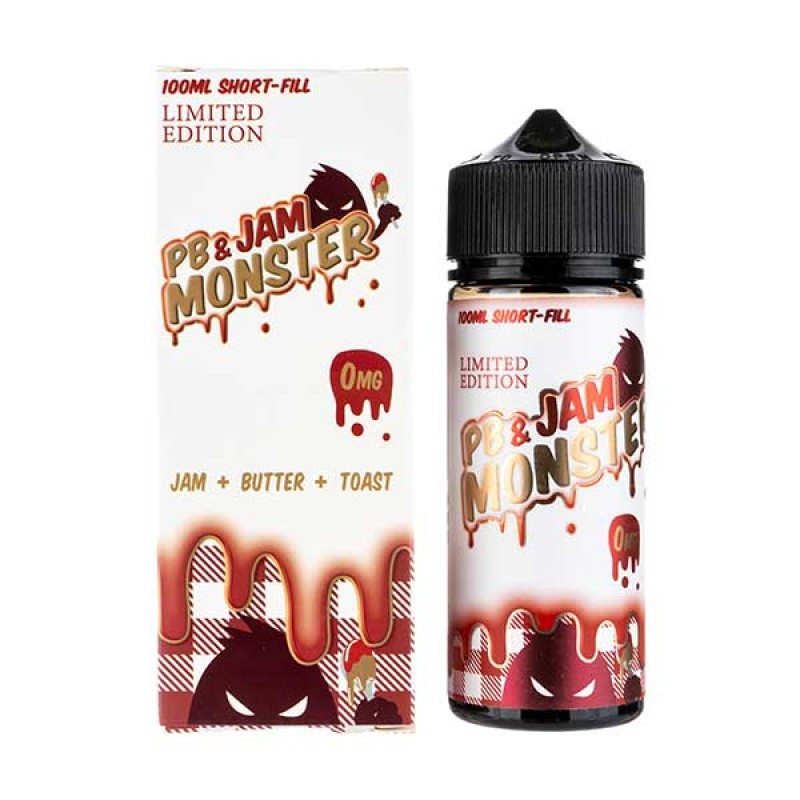 Strawberry Shortfill E-Liquid by PB & Jam Monster