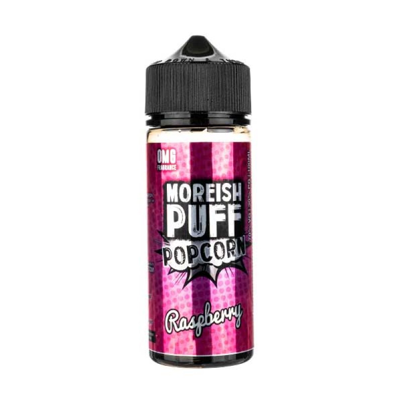 Raspberry Popcorn Shortfill E-Liquid by Moreish Pu...