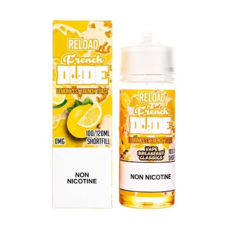 French Dude Reload 100ml Shortfill E-Liquid by Vap...