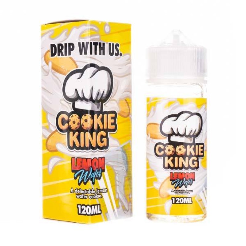 Lemon Wafer Shortfill E-Liquid by Cookie King