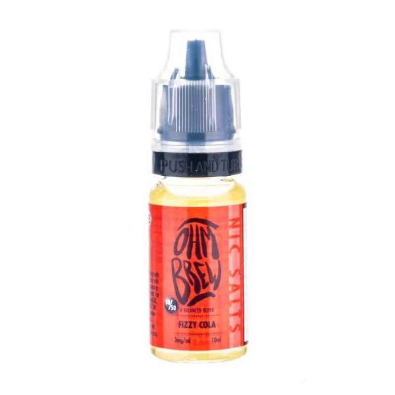 Fizzy Cola Nic Salt E Liquid by Ohm Brew