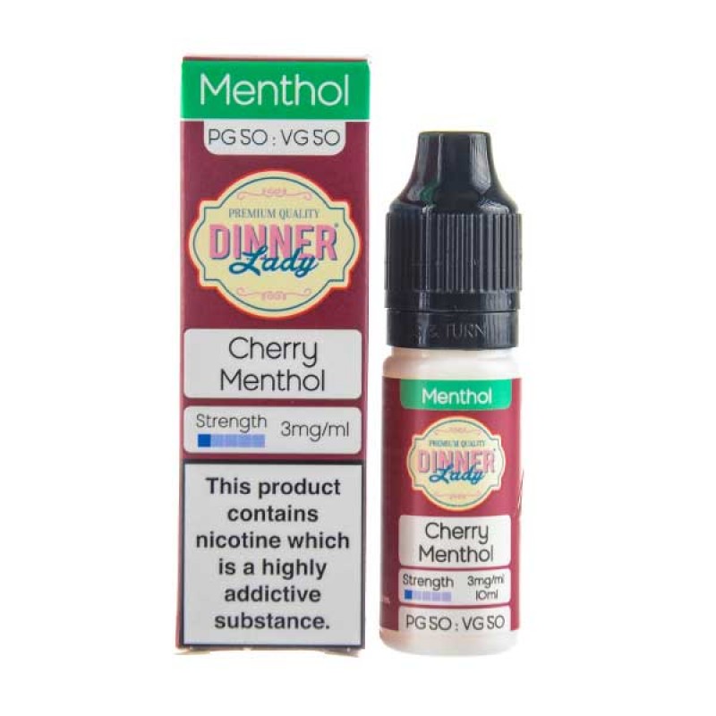 Cherry Menthol 50/50 E-Liquid by Dinner Lady