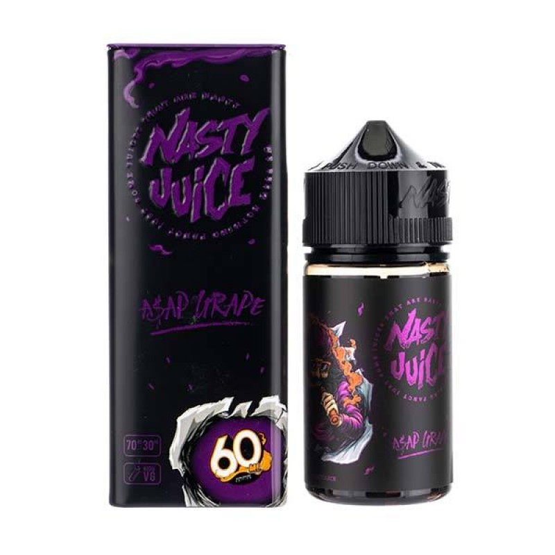 Asap Grape Shortfill E-Liquid by Nasty Juice