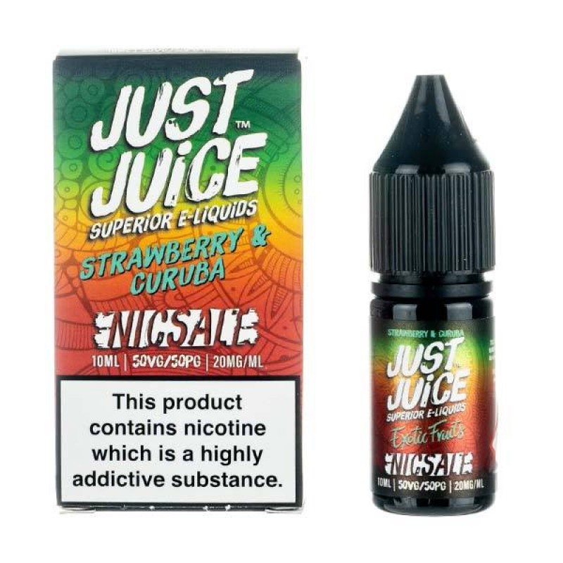 Strawberry & Curuba Nic Salt E-Liquid by Just Juic...