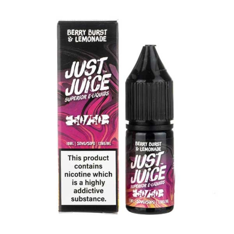 Berry Burst & Lemonade 50/50 E-Liquid by Just Juic...