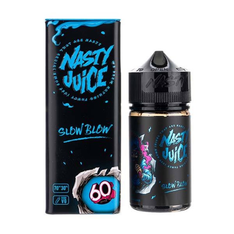 Slow Blow Shortfill E-Liquid by Nasty Juice