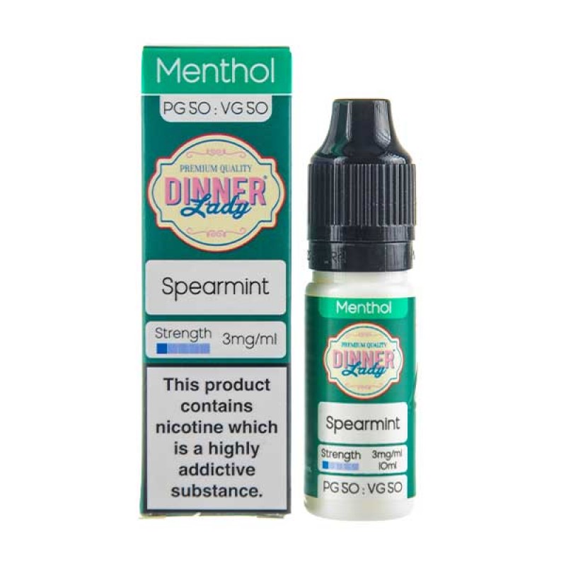 Spearmint 50/50 E-Liquid by Dinner Lady