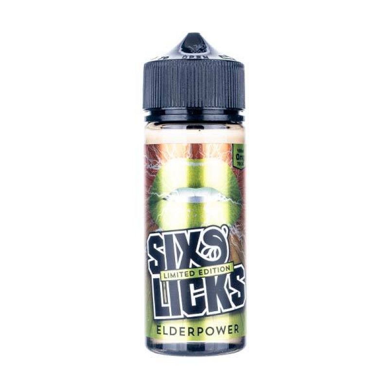 Elderpower 100ml Shortfill E-Liquid by Six Licks