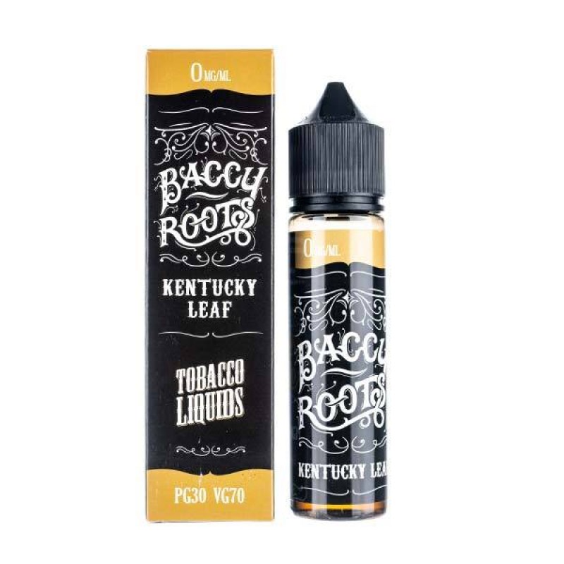 Kentucky Leaf Shortfill E-Liquid by Baccy Roots