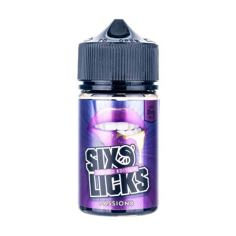 Passion8 50ml Shortfill E-Liquid by Six Licks