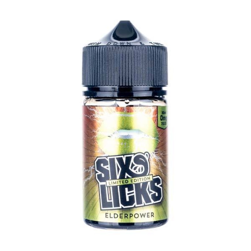 Elderpower 50ml Shortfill E-Liquid by Six Licks