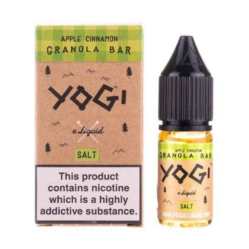 Apple Cinnamon Granola Bar Nic Salt E-Liquid by Yogi Salts