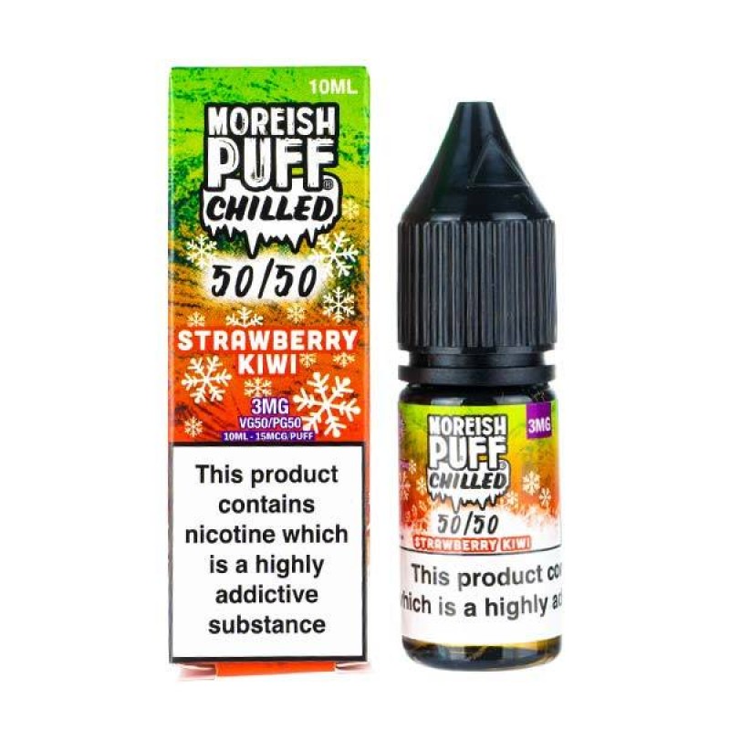 Strawberry Kiwi Chilled 50/50 E-Liquid by Moreish ...