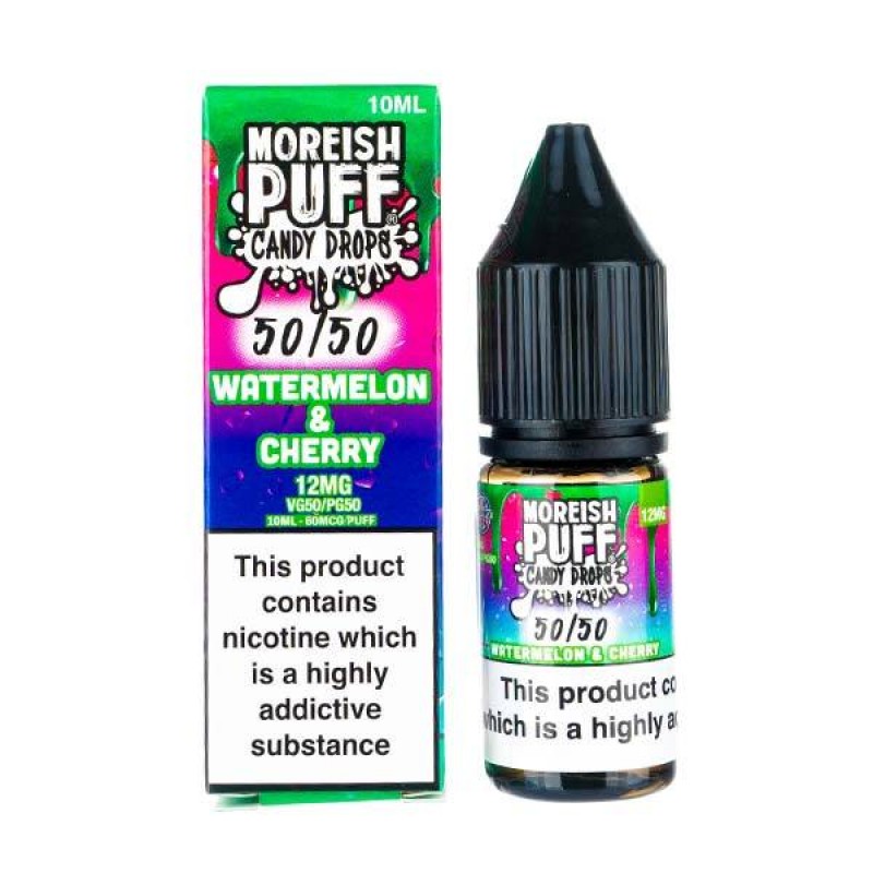 Watermelon & Cherry Candy Drops 50/50 E-Liquid by ...