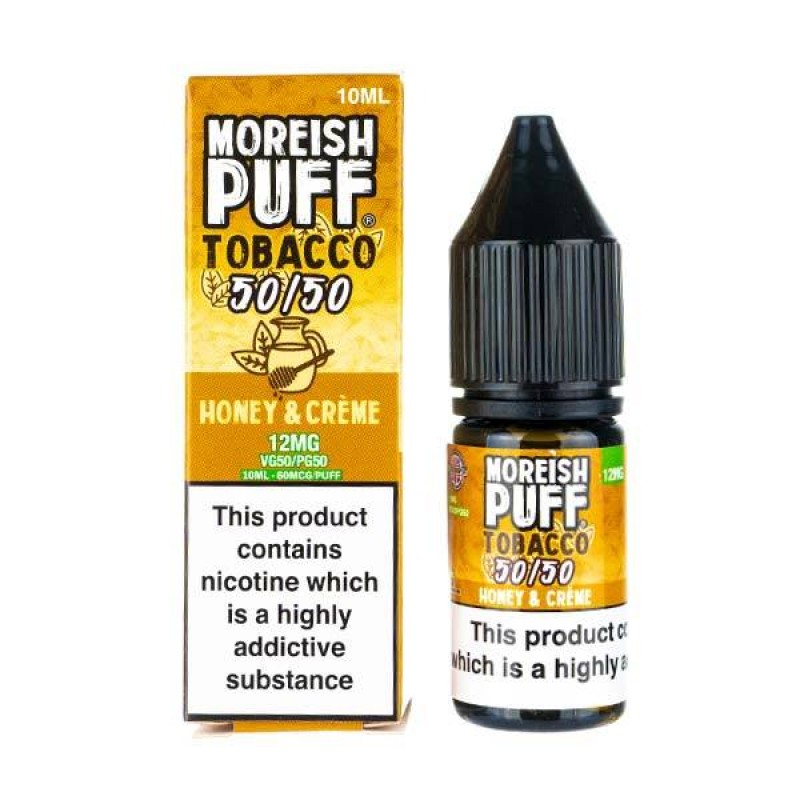 Honey & Creme Tobacco 50/50 E-Liquid by Moreish Pu...