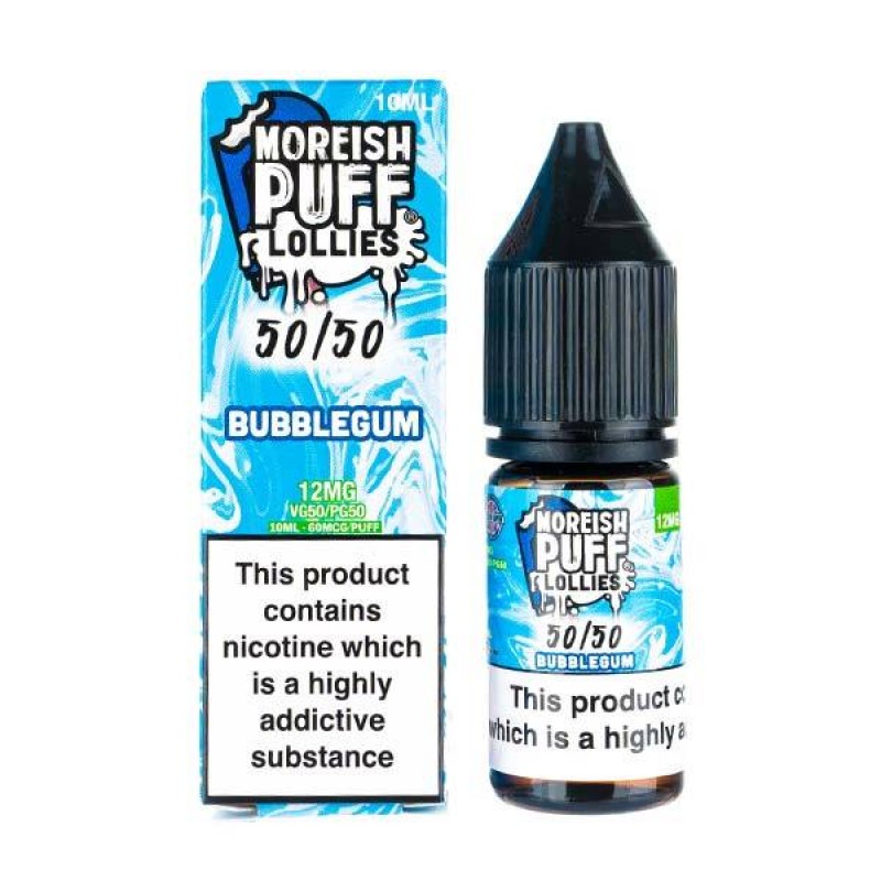 Bubblegum Lollies 50/50 E-Liquid by Moreish Puff
